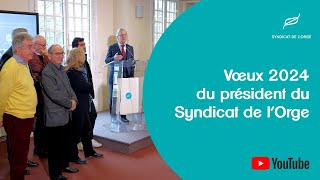 Discours des vœux du Syndicat de lOrge 2024 [upl. by Max]