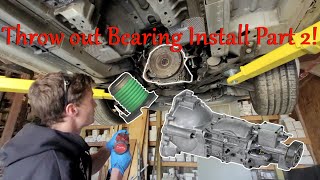 Mustang Clutch and Throwout Bearing Install Part 2 She Rips [upl. by Rasia641]