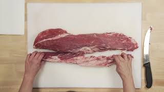 Beef 101 How To Cut Your Own Tenderloin Steaks [upl. by Andromede]