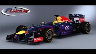 rFactor 2 F1 2013 Mod v10  team presentation  track test RBR9 [upl. by Heda990]