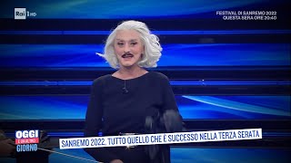 Sanremo 2022 il meglio della terza serata  Oggi è un altro giorno 04022022 [upl. by Lowry]