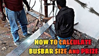 Busbar Size and Price Calculations  Busbar size chart amp price chart  How to Calculate Busbar size [upl. by Osbert]