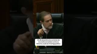 SCJN desestima las acciones de inconstitucionalidad contra la Reforma Judicial  vértigopolítico [upl. by Ahseirej]