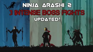 Ninja arashi II 3 Intense boss fights Updated [upl. by Ramat]