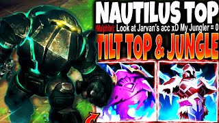 NAUTILUS TOP WITH IMMORTAL BUILD TILT THE ENEMY TOP LANER AND JUNGLER [upl. by Merriott14]