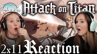 CHARGE 💪  ATTACK ON TITAN  Reaction 2X11 [upl. by Annairdua]