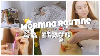 MORNING ROUTINE⎟En stage 💉 [upl. by Norahs]