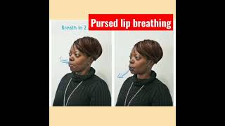 pursed lip breathing  covid  breathing exercises  2 cycles  21 cycles day [upl. by Gargan647]