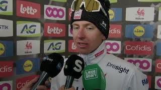 Tadej Pogačar  Interview at the finish  Liège  Bastogne  Liège 2024 [upl. by Norod425]