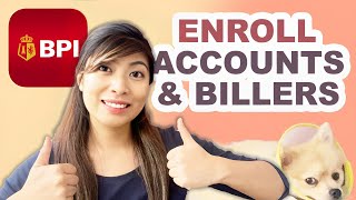 HOW TO Enroll Accounts amp Billers in the BPI Online App [upl. by Sivla]