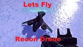 Planetside 2 Test Server  Recon Drone Flight [upl. by Anayk]