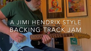 🎧A JIMI HENDRIX STYLE BACKING TRACK JAM OLD REMASTERED RECORDING🎧 jimihendrix [upl. by Llarret]