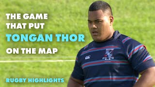 When Taniela Tupou put the rugby world on alert  Schoolboy Rugby Highlights  RugbyPass [upl. by Anahsak]