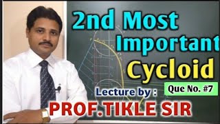 HOW TO DRAW CYCLOID IN ENGINEERING GRAPHICS AND DRAWING PART7 BY PROF TIKLE SIR [upl. by Assennav]