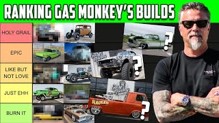 RANKING THE BUILDS FROM GAS MONKEY GARAGE [upl. by Eelyam]