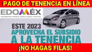 PAGO DE TENENCIA quotEN LÍNEAquot DE MOTO O CARRO ESTADO DE MÉXICO 2023  TRÁMITES  FÁCIL Y RÁPIDO SEMOVI [upl. by Eelahs764]