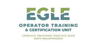 Math Practice for EGLEs Drinking Water Complete Treatment Exam [upl. by Ahsait86]