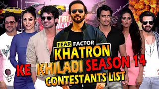 Khatron Ke Khiladi 14 Confirm Contestants List  Khatron Ke Khiladi 2024  Abhishek Kumar  Gashmeer [upl. by Annavoeg]