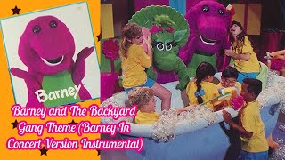 Barney and The Backyard Gang Theme Barney In Concert Instrumental [upl. by Eenej]