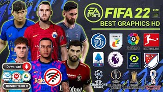 DI LUAR NALAR  FTS Mod FIFA 22 BRI Liga 1 Indonesia Full Eropa Grafik HD Update Kits Transfer 2022 [upl. by Akirdnas]