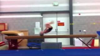 Julie Klijn arabier flikflak salto tumbling [upl. by Refeinnej]