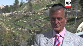 Pat Boone hands over the lyrics for his song Exodus during trip to Israel [upl. by Rolfe405]