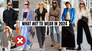 Fashion Trends To Avoid in 2024  What NOT To Wear [upl. by Hubble]