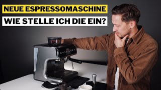 Der perfekte erste Espresso mit der neuen Espressomaschine [upl. by Alake]