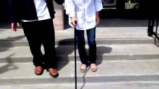 How to use a cane PART 2  Instructional Lesson [upl. by Hardi301]