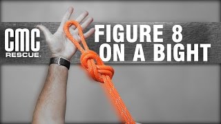 Learn how to Tie a Figure 8 on a Bight  CMC [upl. by Enomal310]