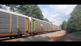 NS 7585 leads 395 through Pell City AL 83023 [upl. by Bartholomew]