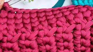 Base rectangular para tus carteras y bolsos tejidos a crochet😍 [upl. by Eledoya]