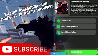 buying kamakurasan shin 4 in kaiju universe fype subscribe foryou youpage [upl. by Oliana]