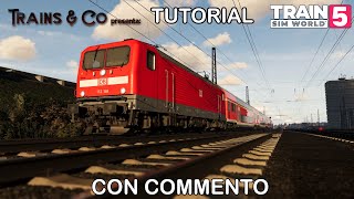 TUTORIAL guidiamo una BR 1121 Train Sim World 5 ITA [upl. by Sand]