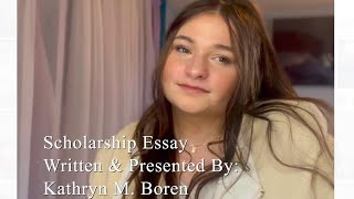 Dennis J Sommer Scholarship Essay— Written amp Presented By Kathryn M Boren [upl. by Ahouh]