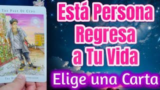 ESTA PERSONA REGRESA A TU VIDA…💗 Todos los Detalles 😲 Tarot Amor Interactivo Canalización [upl. by Ahsit380]