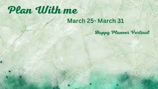 Plan With Me March 2531 [upl. by Kass]