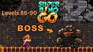 Super Bino Go Levels 8690  BOSS 2k 60fps Android Gameplay [upl. by Tracie890]