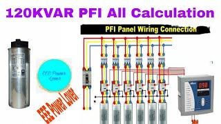 120KVAR PFI TOTAL CALCULATION Substation 11KV4KV all Calculation Cable Calculation Busbar [upl. by Annaiel]