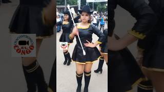 💃🏻💃🏻guapa cachiporrista Banda Musical INLOS baile talento 🎺🥁 [upl. by Hsuk714]