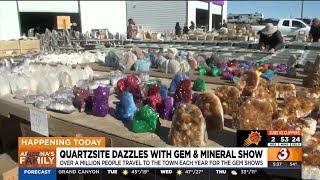 Quartsite dazzles with gem and mineral show in southern Arizona [upl. by Gaiser]