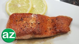 How to Cook Salmon in a Frying Pan [upl. by Enitsrik]