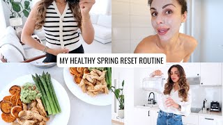 VLOG  My Healthy Reset Routine Spring Fashion Haul amp Getting Back On Track  Annie Jaffrey [upl. by Ahsilyt563]