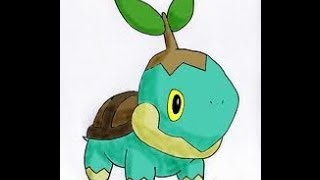 73eme shiney pokemon x et y Tortipouss shiney Turtwig shiney en 128 oeufs massuda [upl. by Llennehc]