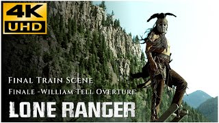 The Lone Ranger 2013 Train Scene  Finale William Tell Overture 4K amp HQ Sound [upl. by Bluefarb]