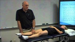 Knee Pivot Shift tests [upl. by Eitac316]