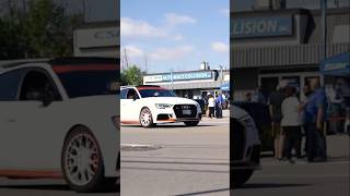 Crazy sounding Audi RS3 acceleration automobile shorts audi [upl. by Nylavad604]