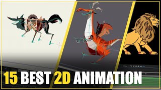 15 BEST 2D ANIMATION SOFTWARE [upl. by Lenny678]