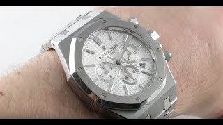 Audemars Piguet Royal Oak Chronograph 26320STOO1220ST02 Luxury Watch Review [upl. by Chiang]