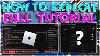 EASY How To Exploit  Use Scripts In ROBLOX  Full Tutorial For Exploiting  SEPTEMBER 2023 [upl. by Anaik625]